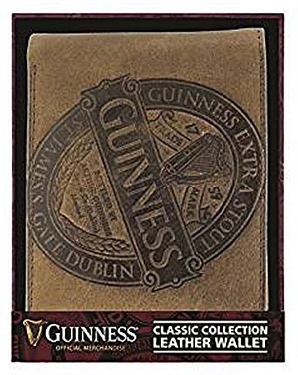 Guinness Classic Collection Brown Leather Wallet    (sg)