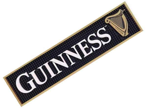 Guinness Harp / Gold Border PVC Bar Spill Mat