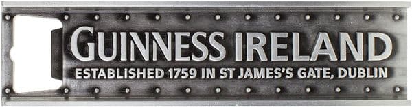 Guinness Ireland Girder Heavyweight Metal Bottle Opener/ Fridge Magnet (sg5290)