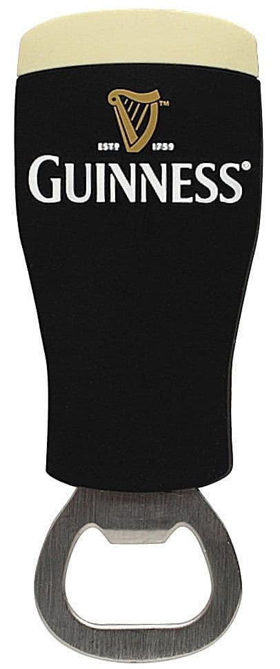 Guinness Pint Glass shaped bottle opener / fridge magnet (sg 2158c)