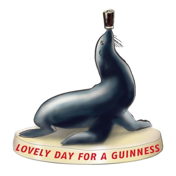 Guinness Seal Resin Figurine (sg)