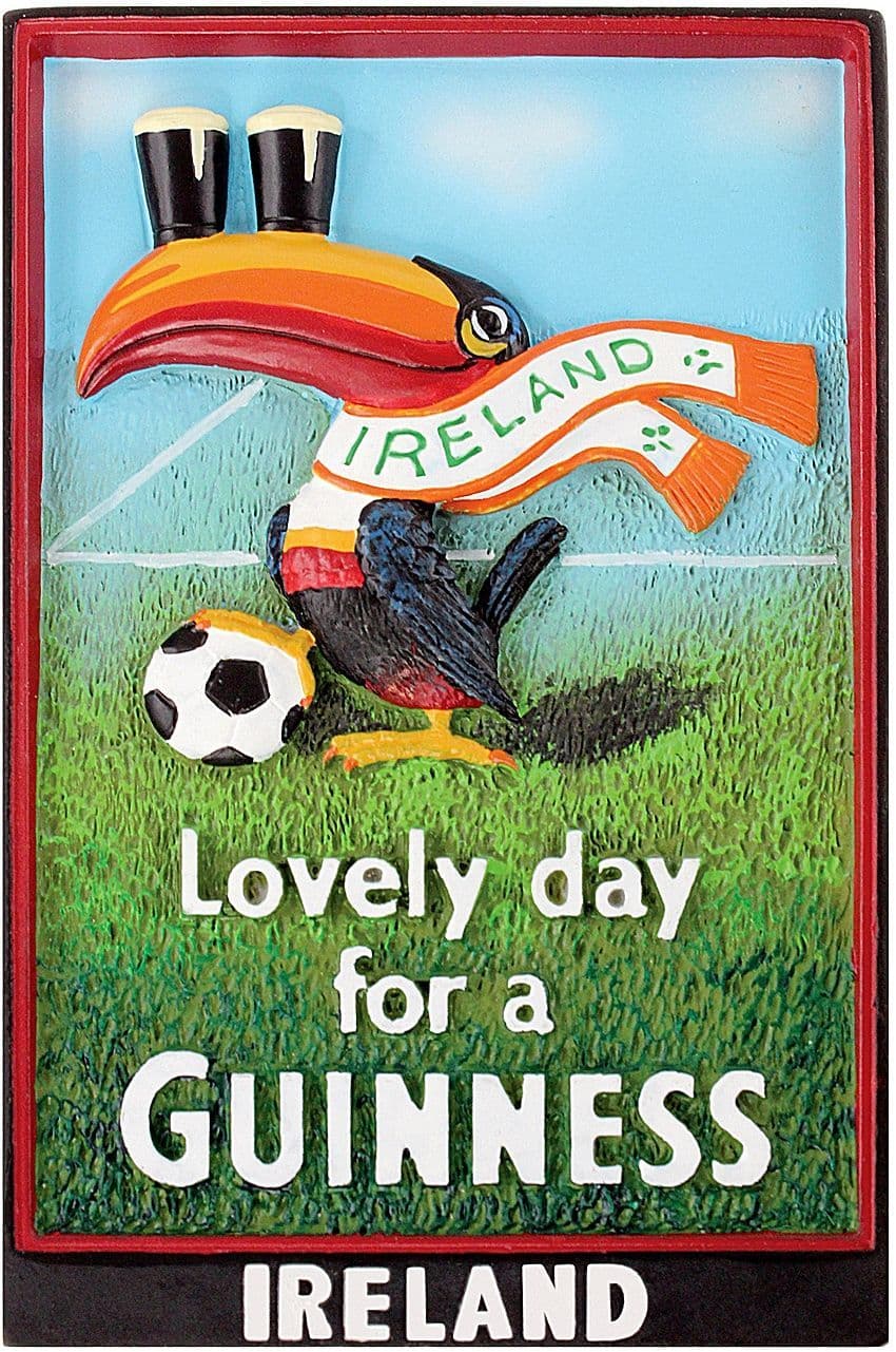 Guinness Targa in metallo tucano : Guinness