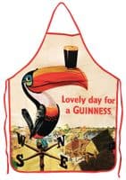 Guinness Toucan on Weathervane Cotton Kitchen Apron (new version)