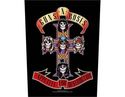Guns n Roses Appetite for Destruction large sew-on backpatch