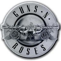 Guns N' Roses bullet logo metal pin badge  (rz)