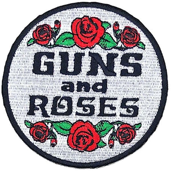 Guns N' Roses Roses iron / sew-on patch 75mm diameter (ro)