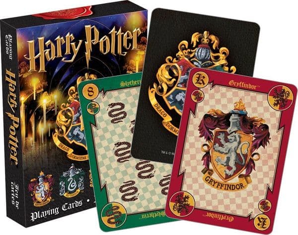 Harry Potter Crests set of 52 playing cards (+ jokers)
