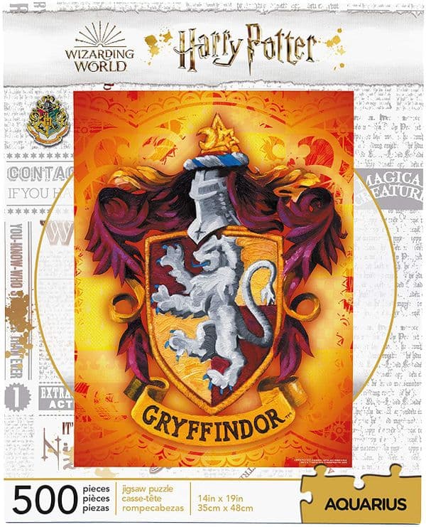 Harry Potter Gryffindor Crest 500 piece jigsaw puzzle 350mm x 480mm (nm)