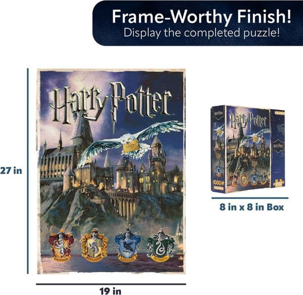 Harry Potter Hogwarts 1000pc jigsaw puzzle (new format) 680mm x 490mm