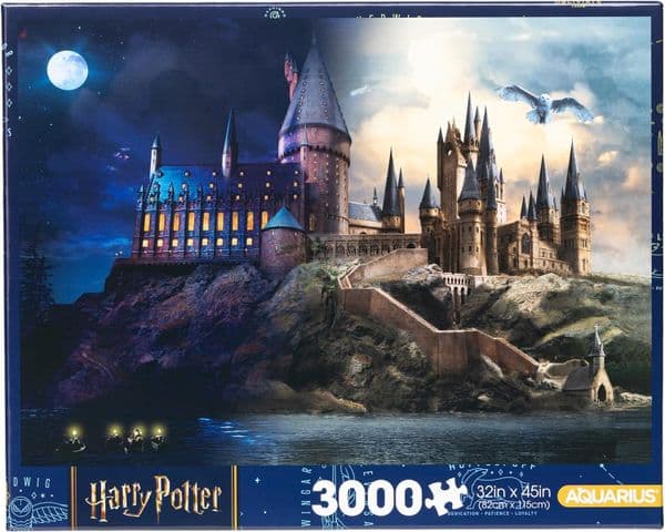Harry Potter Hogwarts  Night and Day GIANT 3000 piece jigsaw puzzle   1150mm x 820mm