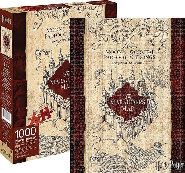 Harry Potter Marauder's Map 1000 piece jigsaw puzzle 690mm x 510mm (nm)