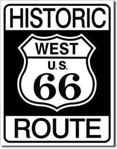 Historic Route 66 metal sign    (de)