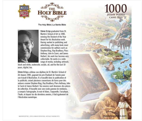 Holy Bible 1000 piece jigsaw puzzle 680mm x 489mm