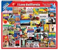 I Love California 1000 piece jigsaw puzzle by White Mountain 760mm x 610mm