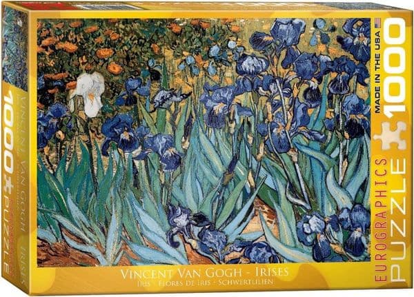 Irises by Van Gogh 1000 piece jigsaw puzzle 680mm x 480mm