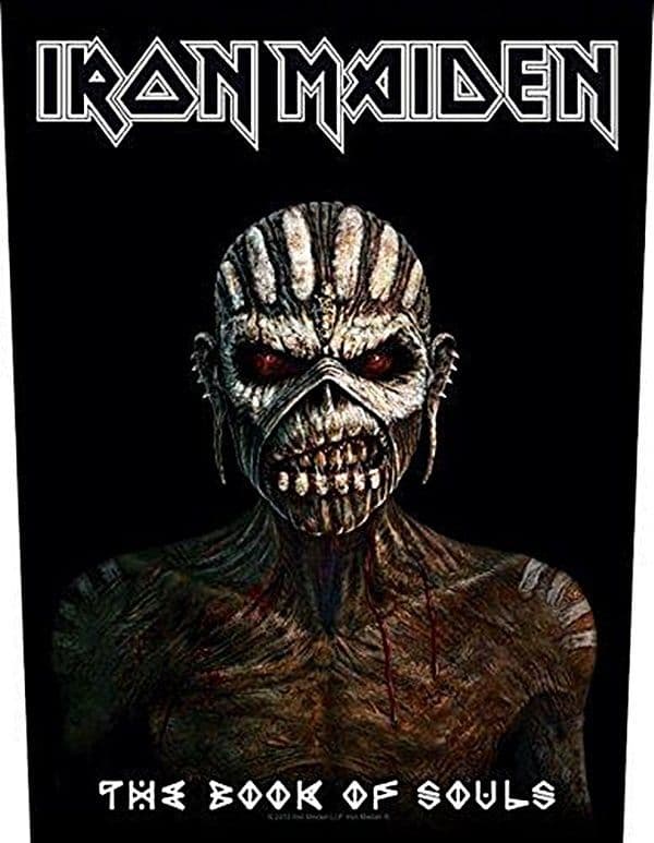 Iron Maiden Book of Souls jumbo sized sew-on cloth backpatch (rz)
