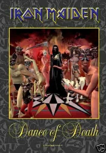 Iron Maiden Dance Of Death Large Fabric Poster/Flag 1050mm x 750mm (hr)