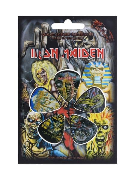 Iron Maiden Early Albums 5 Plectrum Pack