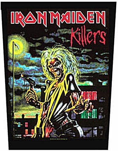 Iron Maiden Killers large sew-on back patch 360mm x 300mm (rz)