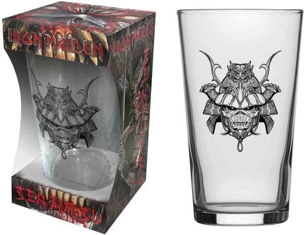 Iron Maiden Senjutsu 500ml Beer Glass