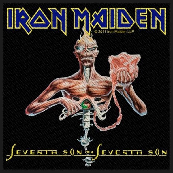 Iron Maiden Seventh Son of a Seventh Son 100mm square sew-on cloth patch