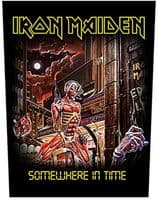 Iron Maiden Somewhere In Time jumbo sized sew-on cloth backpatch 360mm x 300mm