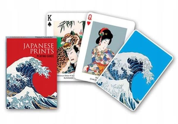 Japanese Prints set of 52 playing cards + jokers (gib)
