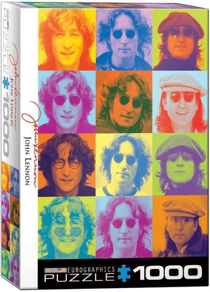 John Lennon Multi Coloured Images 1000 piece jigsaw puzzle   680mm x 490mm