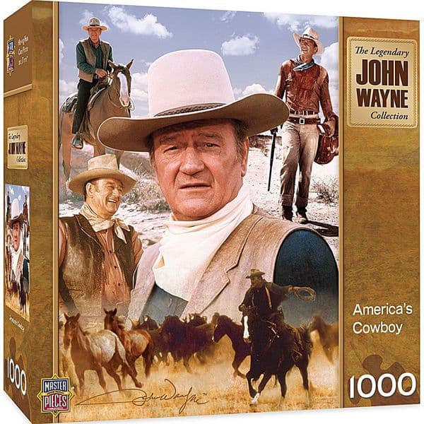 John Wayne America's Cowboy   1000 piece jigsaw puzzle 680mm x 490mm  (mpc)