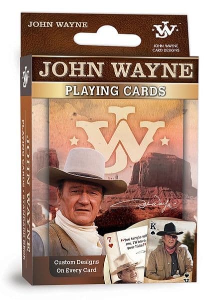 John Wayne JW  set of 52 playing cards + jokers