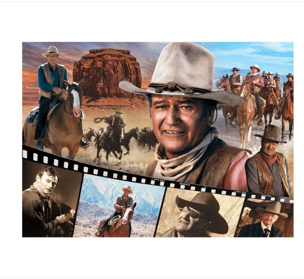 John Wayne Legend of the Silver Screen 1000 piece jigsaw puzzle 680mm x 489mm  (mpc)