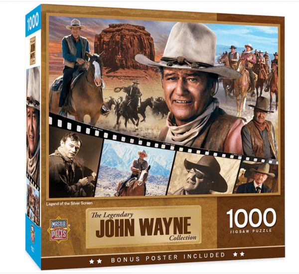 John Wayne Legend of the Silver Screen 1000 piece jigsaw puzzle 680mm x 489mm  (mpc)