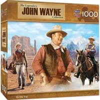 John Wayne On The Trail   1000 piece jigsaw puzzle 680mm x 490mm