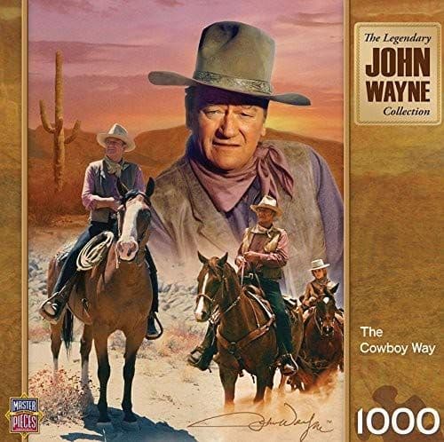 John Wayne The Cowboy Way 1000 piece jigsaw puzzle 680mm x 490mm  (mpc)