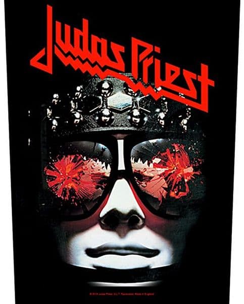 Judas Priest Hell Bent for Leather  large sew-on backpatch  (rz)
