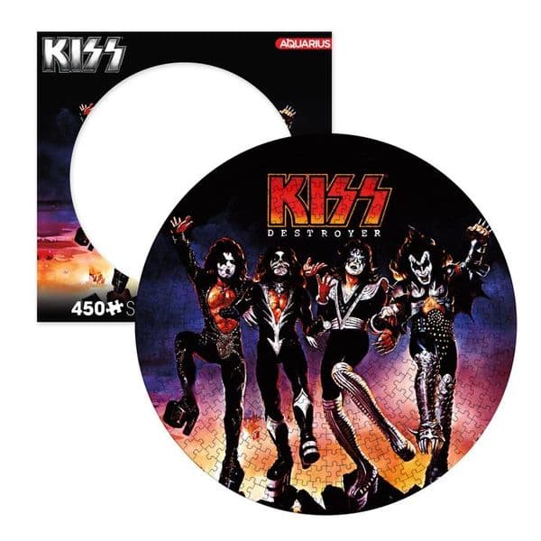 Kiss Destroyer 450 piece round disc jigsaw puzzle 305mm x 305mm (nm)