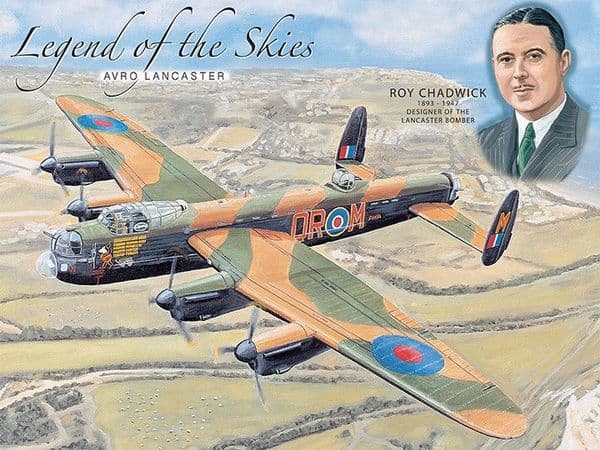 Legend Of The Skies Avro Lancaster metal sign  200mm x 150mm (og)
