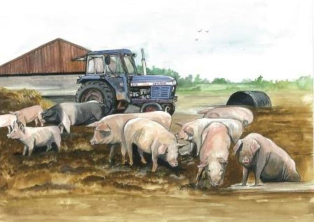 Puzzle 1000 Pièces 'The Old Garage' Par Roy Didwell - Scène De Garage Vintage, 69x48 Cm