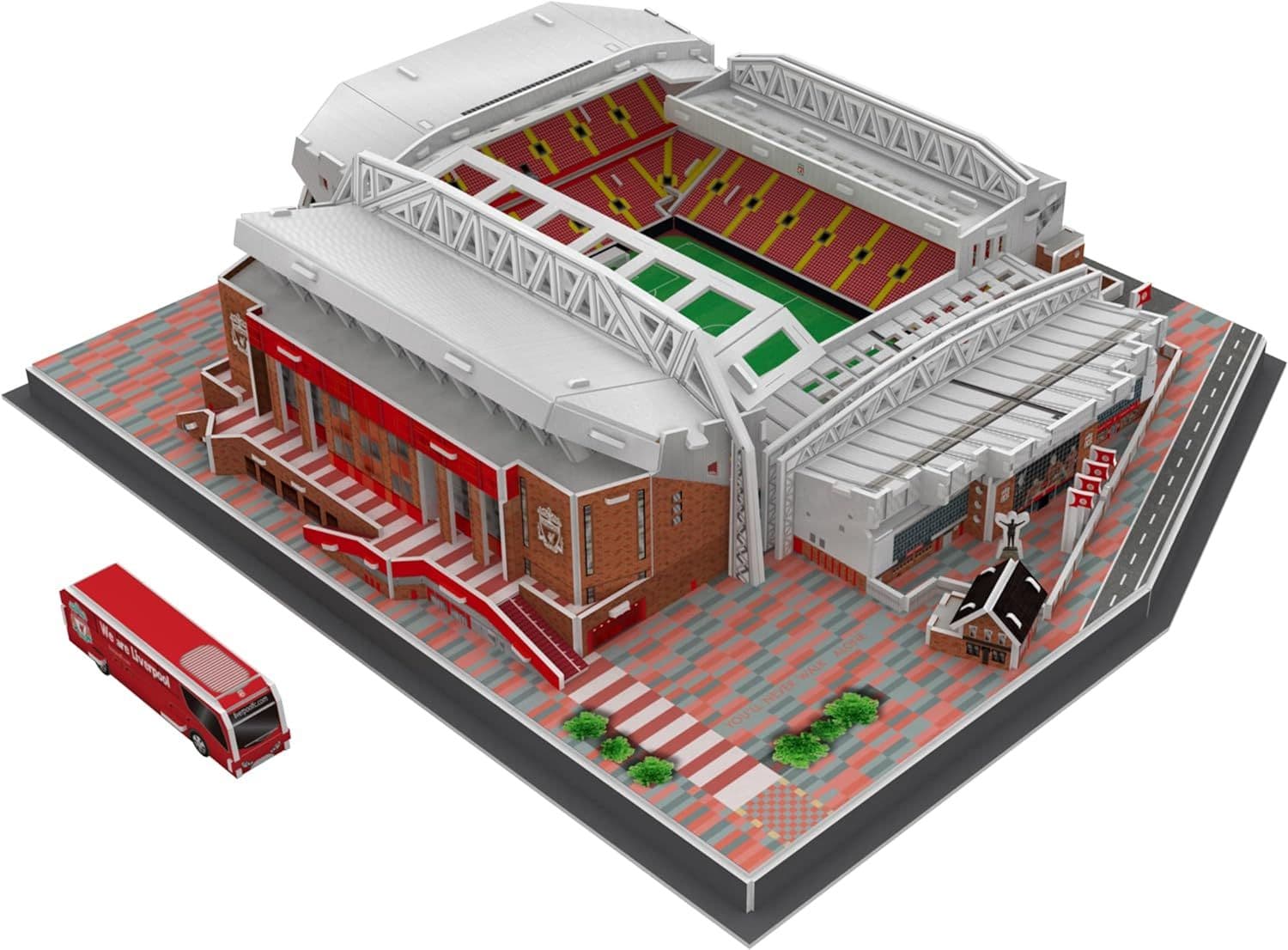 Liverpool FC Anfield Stadium 3D jigsaw puzzle 400mm x 370mm x 108mm