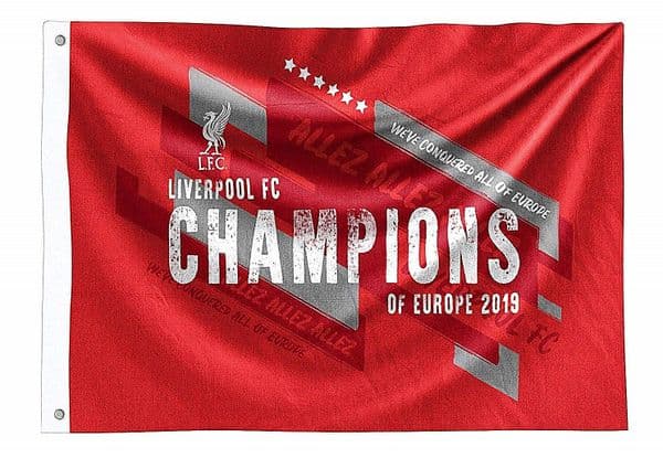 Liverpool FC Champions of Europe Flag 1520mm x 910mm (bst)