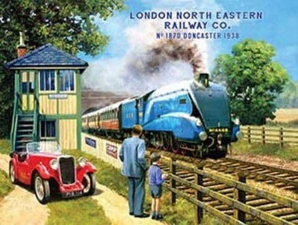 London North Eastern Railway Mallard small metal sign 200mm x 150mm (og)