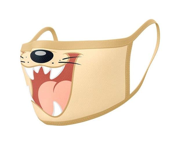 Looney Tunes Taz Set of 2 Face Masks (py) CLEARANCE!!!