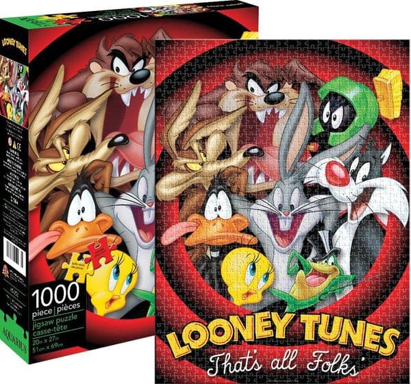 Looney Tunes That's All Folks 1000 piece jigsaw puzzle  710mm x 510mm (nm)