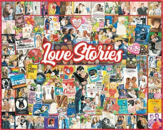 Love Stories  by White Mountain 1000 piece jigsaw puzzle 760mm x 610mm