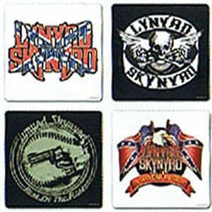 Lynyrd Skynyrd boxed set of drinks coasters