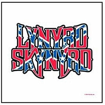 Lynyrd Skynyrd flag logo single drinks mat / coaster  (ro)