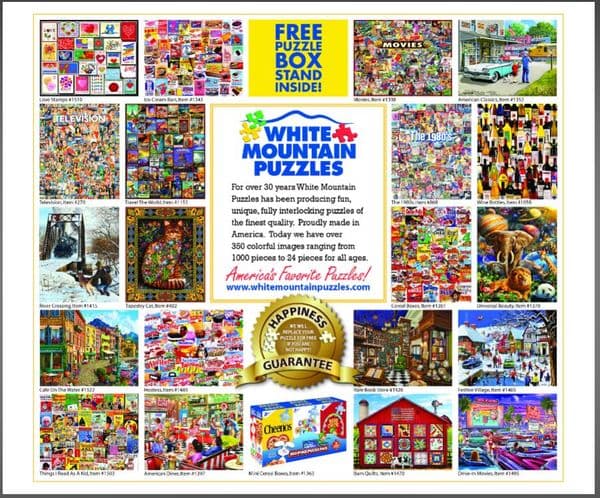 Made In America 1000 piece jigsaw puzzle by White Mountain  760mm x 610mm  (wmp)