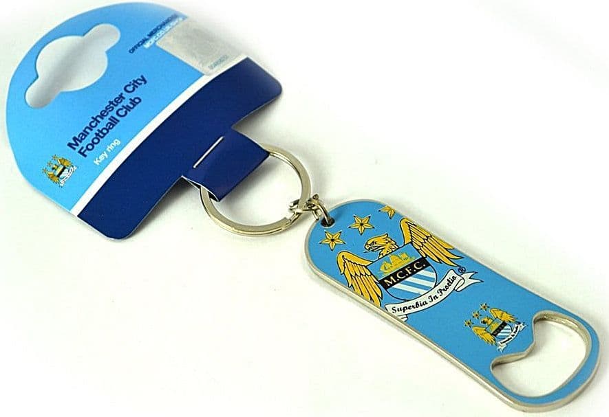 Manchester City FC keyring with bottle opener bb