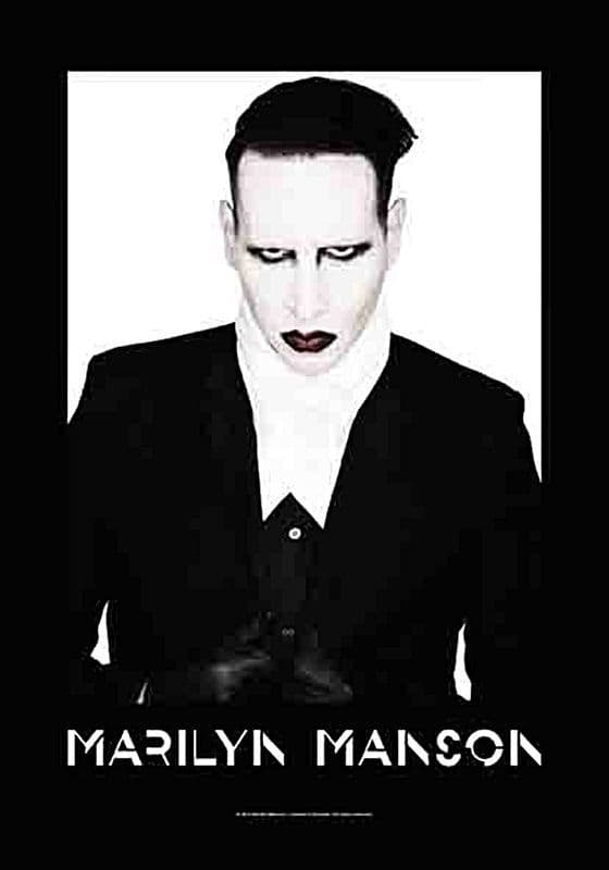 Marilyn Manson Proper Textile Poster 1100mm x 750mm (hr)
