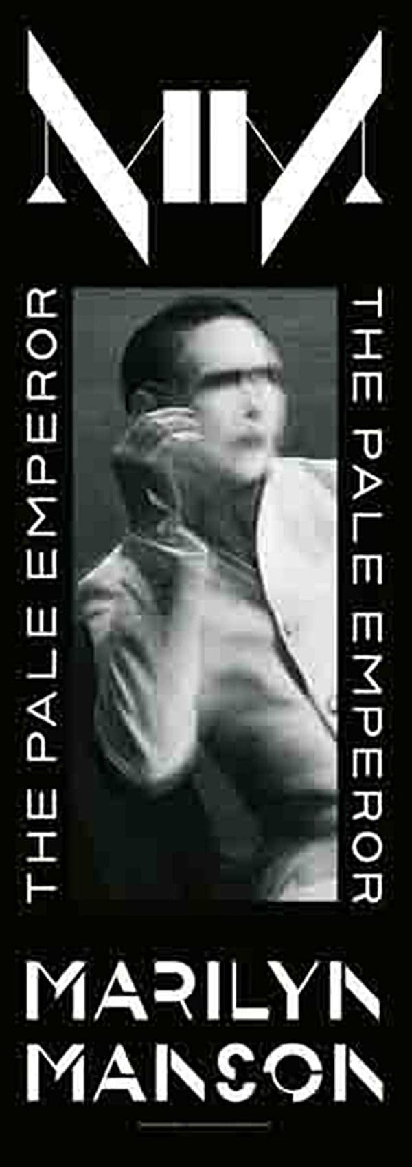 Marilyn Manson The Pale Emperor fabric door poster / flag 53cm x 150cm (hr)